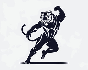 Fototapeta premium Tiger icon for design project