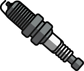 Automotive Engine Spark Plug Ignition Part Icon