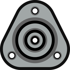 Automotive Strut Mount Suspension Part Icon