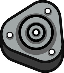 Automotive Strut Mount Suspension Part Icon