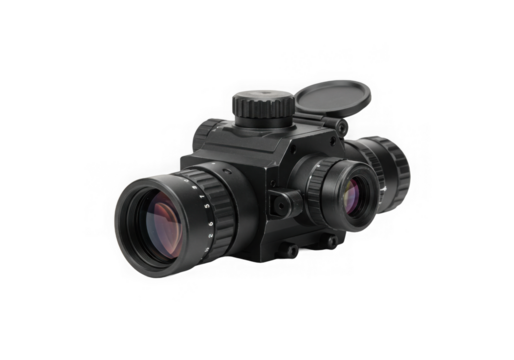 Optical device with various controls and lenses providing an innovative viewing experience today.