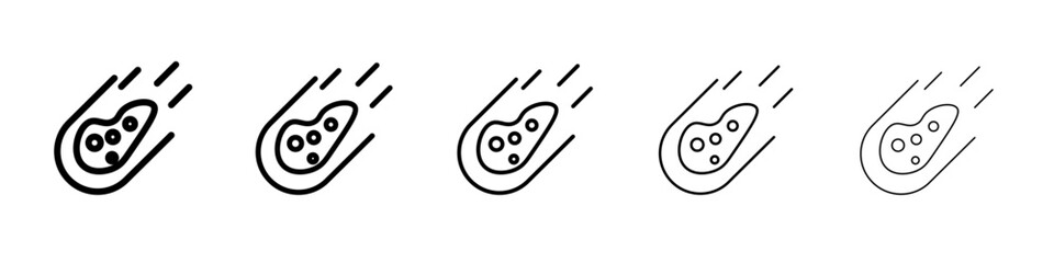 aerolite icon flat illustration set logo