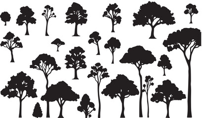 Tree Set , Tree set silhouette 
