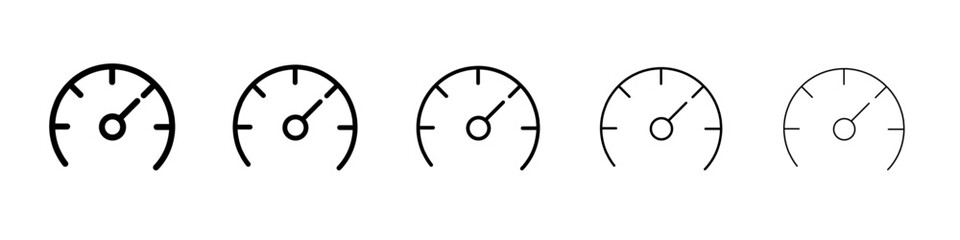 Atom scientific icon flat illustration set logo