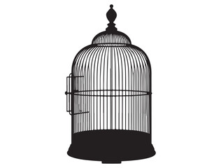 BIRDS CAGE SILHOUETTE
