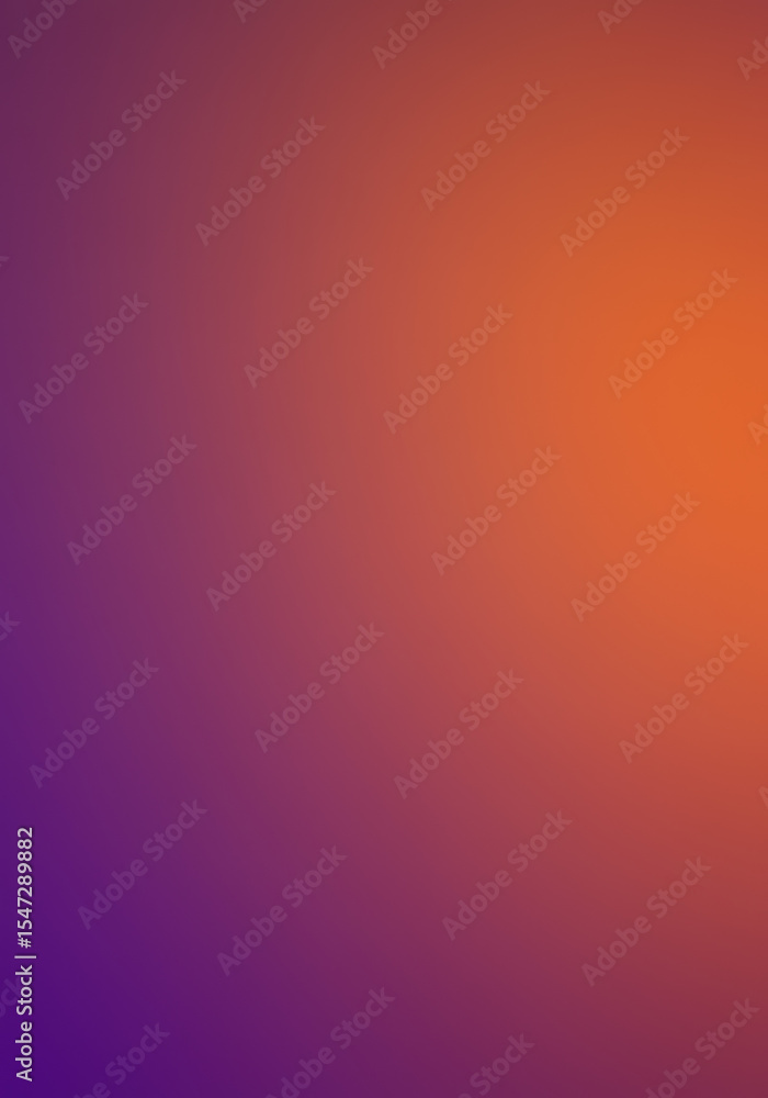 Poster a striking digital background with a smooth fade from deep plum to bright tangerine.