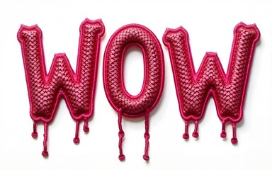 PNG Text wow accessories embroidered accessory. High quality