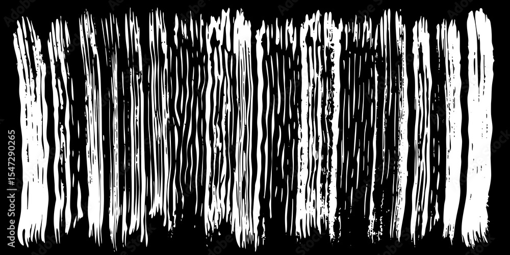 Poster Monochrome Abstract Background with Vertical Brush Strokes Texture Grunge Effect Artistic Design Element and High Contrast