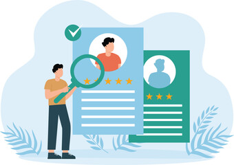 HR Department,resource management recruitment concept
