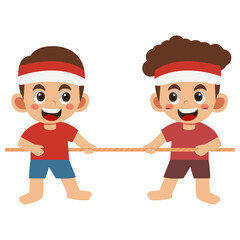 Traditional Games in Indonesia Independence Day