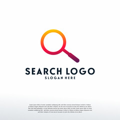 Search logo designs template, Logo symbol icon