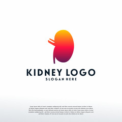 Simple Kidney logo designs, Health Kidney logo template