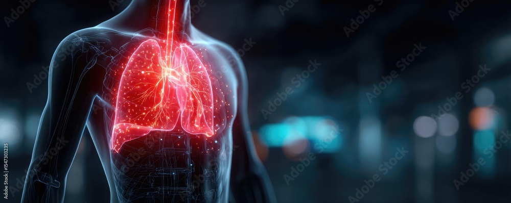 Poster gallbladder issue from blockage and infection concept. detailed visualization of human lungs and res