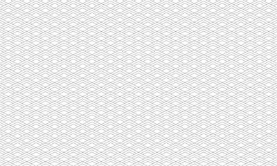 線が3本のグレーの菱青海波模様