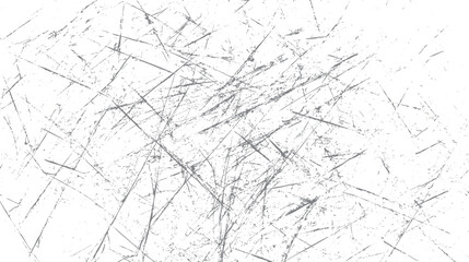 Gray Scratch Texture Background Grey Lines White Scratched Surface Overlay Pattern Design Element vector