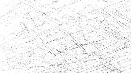 Gray Scratch Texture Overlay White Background Grunge Scratched Lines Pattern Distressed Surface Design Element