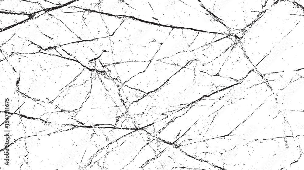 Poster black crackle texture white background abstract grunge distressed overlay seamless pattern design ve
