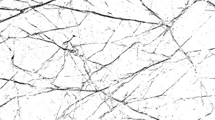 Black Crackle Texture White Background Abstract Grunge Distressed Overlay Seamless Pattern Design vector