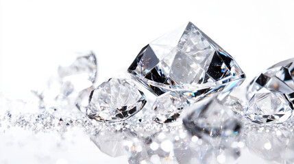 A sparkles in white clear background 