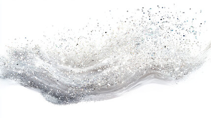 A sparkles in white clear background 