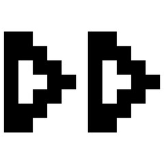 Next Arrow Pixel Art