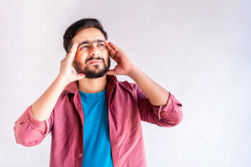 Man Experiencing Headache: Stress, Tension, and Pain Relief