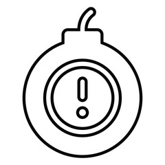 deadline set line icon design. deadline set thin black outline symbol vector illustration. editable stroke icon on transparent background.