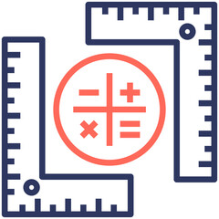 Obraz premium Mathemathics Icon