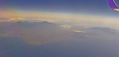 view from the sky volcano