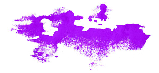 purple watercolor background. Artistic hand paint. Isolated on transparent background.