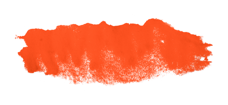 red watercolor background. Artistic hand paint. Isolated on transparent background.
