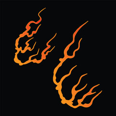 fire flame japanese tattoo traditional