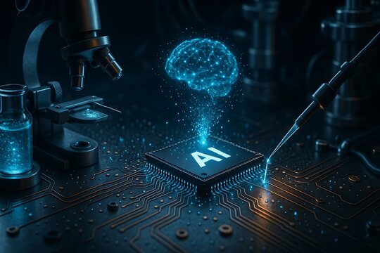AI Genesis: Microscopic Marvel - Powered by Adobe