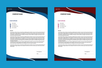  Letterhead template design, Modern letterheads design template, Professional company letterheads layout for business and project.  Letterhead, letter head, simple minimal letterhead design.