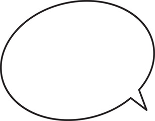 シンプルでおしゃれな吹き出し