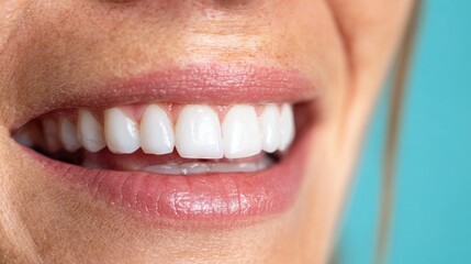 Fototapeta premium An orthodontist is explaining the Invisalign process to a patient during a teeth alignment consultation