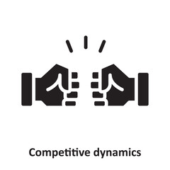 Competitive dynamics Vector Icon which can easily modify or edit