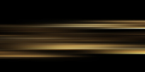 Bright golden horizontal light streaks over a dark black background