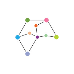 DNA illustration logo vector