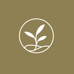 growing plant logo