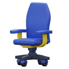 3D Office Chair Icon