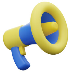 3D Megaphone Icon