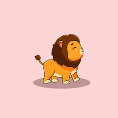 Lion icon illustration vector