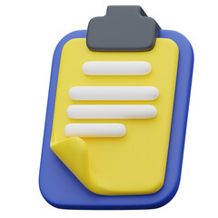 3D Clipboard Icon