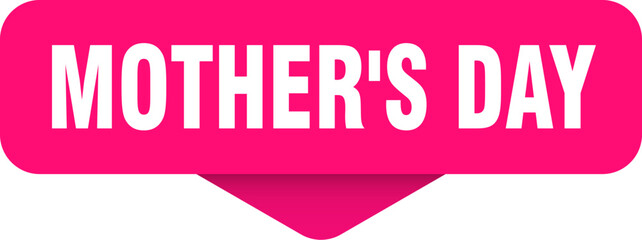 mother's day sticker. mother's day sign on transparent background
