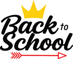 Back to School typography T-shirt Design Print Ready eps cut file download 