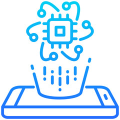 Obraz premium Quantum Simulator Icon