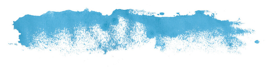 Light blue watercolor background. Artistic hand paint. Isolated on transparent background.