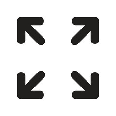 Obraz premium View All Navigation Lineart Icon