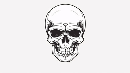 Obraz premium human skull